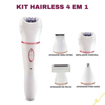 Kit Depilação 4 EM 1 Prova De Água HC200