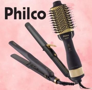 Kit Philco PKT3200 Beauty Black Tourmaline Íon Bivolt Preto Bivolt