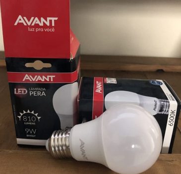 Lâmpada Pera LED, 9W, Luz branca 6500K, Soquete E27, Bivolt, Avant