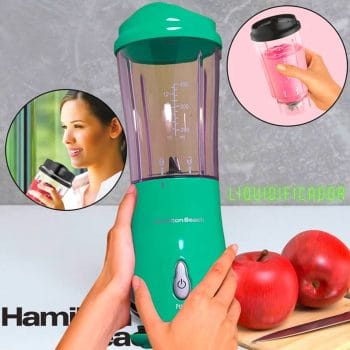 Liquidificador Individual, Verde, 110v, Hamilton Beach