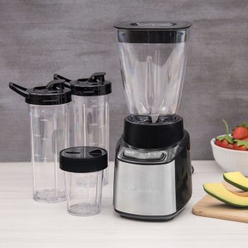 Liquidificador, Multijarras, Preto, 110v, Hamilton Beach