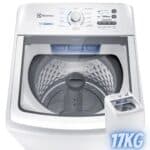 Máquina de Lavar 17kg Electrolux Essential Care com Cesto Inox, Jet&Clean e Ultra Filter (LED17)