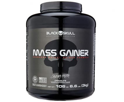 Mass Gainer - 3kg Chocolate, Black Skull