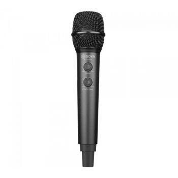 Microfone Digital BOYA BY-HM2, Com Tripé, USB Tipo C, Tipo A e Lighting, Black