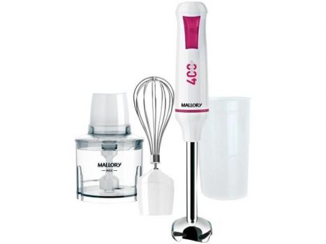 Mixer Mallory 3 em 1 Branco 400W Trikxer 400 1 Velocidade - 220v