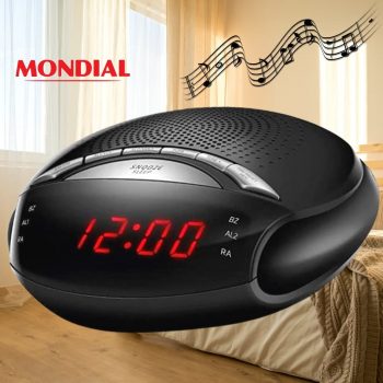 MONDIAL Rádio Relógio Bivolt, Sleep Star IV - RR-04, Preto