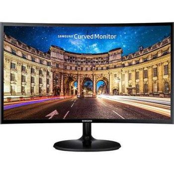 Monitor Samsung 24' LED, Curvo, Wide, Full HD, HDMI/DisplayPort, VESA, Ajuste de Ângulo, FreeSync - LC24F390FHLMZD