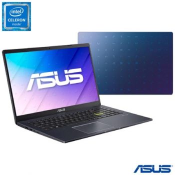 Notebook ASUS E510MA-BR702X Intel Celeron Dual Core N4020 4GB 128GB W11 15,6″ LED-backlit Preto
