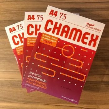 Papel Sulfite A4 Chamex 75g 500 folhas