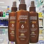 Óleo Bronzeador Spray Fps6, Cenoura e Bronze