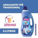 Amaciante De Roupas Tradicional Aconchego 2L, Ypê, Azul, 2L