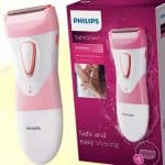 Aparador de Pelos Philips SatinShave Essential - HP6306/00 Feminino 1 Velocidade com Acessórios