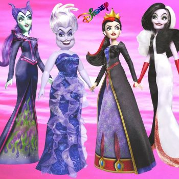 Disney Princess Figura Villains Boneca de 28 cm com Roupas Removíveis - Hasbro, Multicolorido