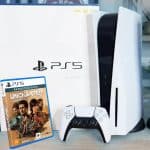 Console Playstation 5 825GB SSD + Controle Sem Fio DualSense - Branco + Jogo Uncharted: Coleção Legado dos Ladrões - PS5