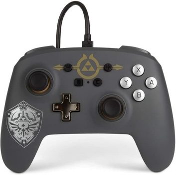 Powera 1518384-01 Controle P/ Nsw Wired Controller Zelda - Hylian Shield - Nintendo Switch