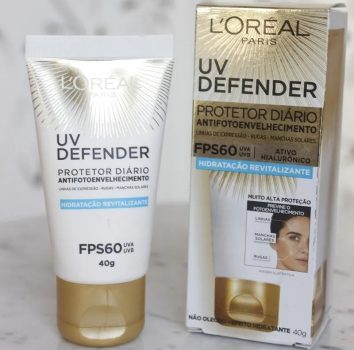 Protetor Solar Diário LOréal Paris - Uv Defender Hidratação FPS 60 - L'Oreal Paris
