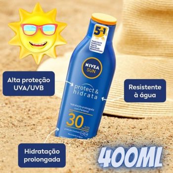 Protetor Solar Nívea Protect E Hidrata FPS30 400ml