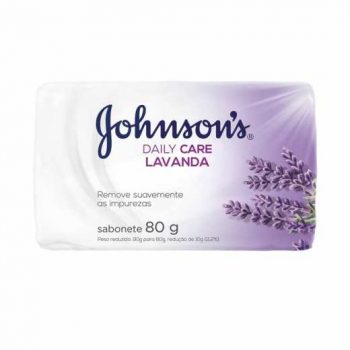 Sabonete Barra Lavanda, Johnson'S, Lavanda, 80G