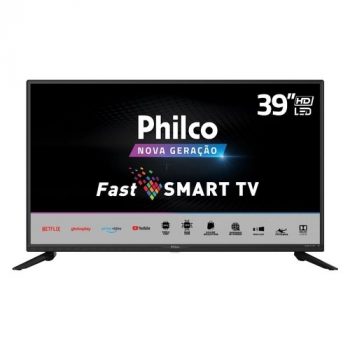Smart TV 39" LED Philco HD PTV39G65N5CH - 2 HDMI 1 USB Wi-Fi Midia Cast