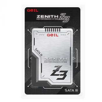SSD Geil Zenith Z3, 512GB, Sata III, Leitura 520MBs e Gravação 470MBs, GZ25Z3-512GP