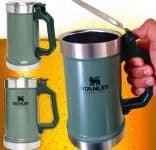 Stanley Abridor de garrafa clássico caneca de cerveja 680 g verde martelo