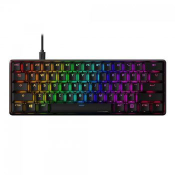 Teclado Mecânico Gamer HyperX Alloy Origins 60%, RGB, Switch HyperX Red, US, HKBO1S-RB-US/G