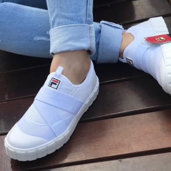 Tênis Fila Classic Court Adapter Feminino – Branco+Vermelho