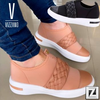 Tênis Slip On Vizzano Trança Feminino