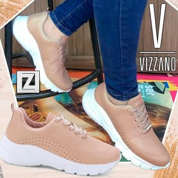 Tênis Vizzano Casual Perfuros Feminino