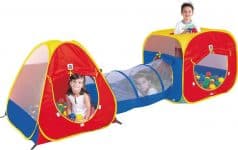 Toca Braskit 3 em 1 com 80 Bolinhas Coloridas