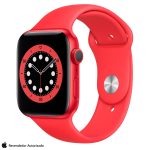 Apple Watch Series 6  PRODUCT RED, 44mm, GPS, com Pulseira Esportiva Vermelha