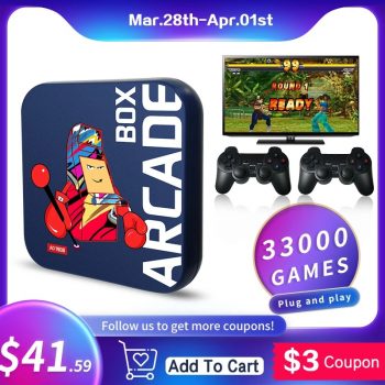 Arcade Box Classic Retro Game Console +33000 Games 64GB