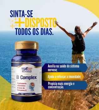 B Complex, 100 Comprimidos - Vit Gold