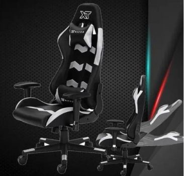 Cadeira Gamer XT Racer Reclinável Preta e Cinza - Speed Series XTS130