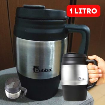 Caneca de viagem térmica clássica Bubba, 1 L, preta