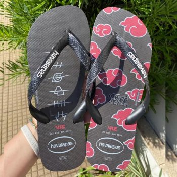 Chinelo Top Naruto, Havaianas, Adulto Unissex