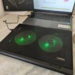 Cooler Para Notebook Warrior Power Gamer Led Verde - Ac267