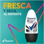 Desodorante Antitranspirante REXONA Feminino Rollon ANTIBACTERIAL+INVISIBLE 50ml, Rexona (A embalagem pode variar)