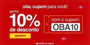 Cupom de 10% na Americanas!