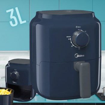 Fritadeira Air Fryer Sem Óleo Midea AZUL 3,0L 127V