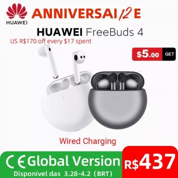 HUAWEI Freebuds 4 Cupom