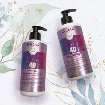 Inoar Shampoo 4D 400 Ml, Inoar