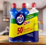 Limpador Veja Gold Multiuso 2 Unidades de 500ml e 1 Unidade Cozinha Squeeze 500ml