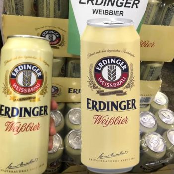 Cerveja Erdinger, Weissbier, Lata, 500ml 1un