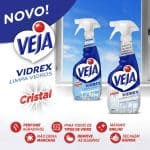 Limpa Vidros Spray Veja Vidrex Cristal 500ml