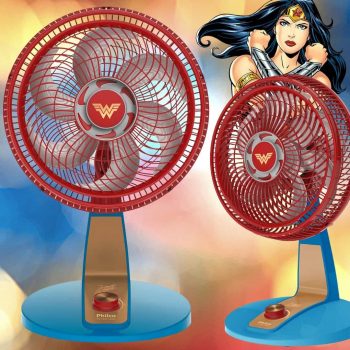 Ventilador Philco PVT400 Mulher Maravilha Maxx Force 6 Pás 155W