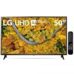 Smart TV 50 LG 4K LED 50UP7550 WiFi, Bluetooth, HDR, Inteligência Artificial ThinQ, Google, Alexa e Smart Magic - 2021