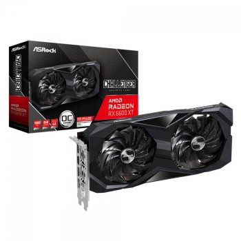 Placa de Vídeo ASRock AMD Radeon RX 6600 XT Challenger D 8G OC, 8GB GDDR6, Arquitetura RDNA, Ray Tracing - RX6600XT CLD 8GO