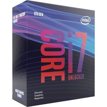 Processador Intel Core i7-9700KF Coffee Lake Refresh, Cache 12MB, 3.6GHz (4.9GHz Max Turbo), LGA 1151, Sem Vídeo - BX80684I79700KF