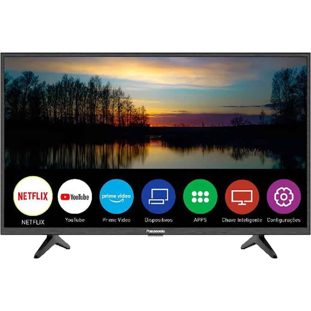 Smart Tv 32'' Panasonic Tc-32js500b Hd Com Conversor Digital 2 Hdmi 2 ...